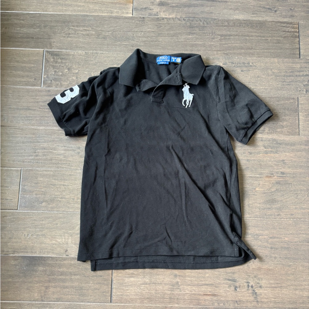 Ralph Lauren Black Big Pony Polo Shirt
